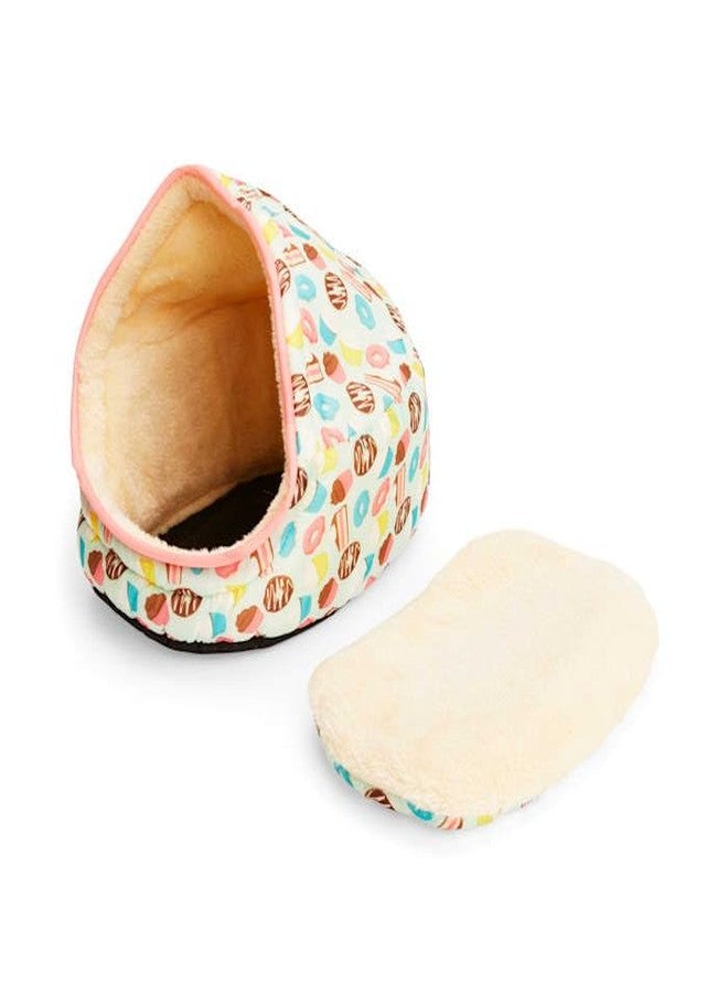 EveryYay Snooze Fest Sweet-Print Cuddle Cup Ferret Bed 11" L X 8.5" W X 9" H - Image 2